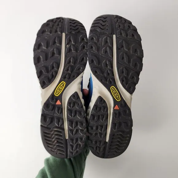 Keen Shoes Womens 9.5 Blue Ombre NXIS Speed Hiking Trail Sneakers 1027201