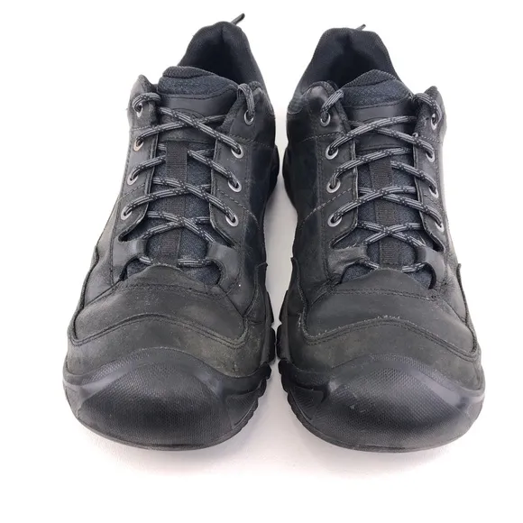 Keen Targhee III Black Leather Hiking Shoes 13