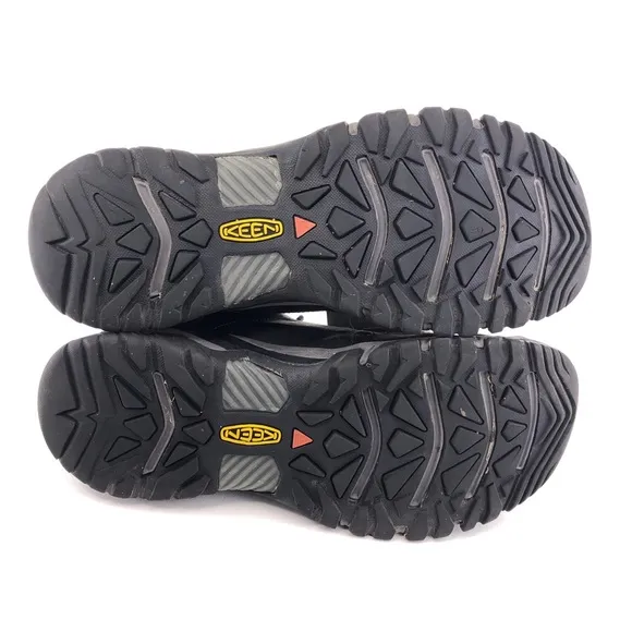 Keen Targhee III Black Leather Hiking Shoes 13
