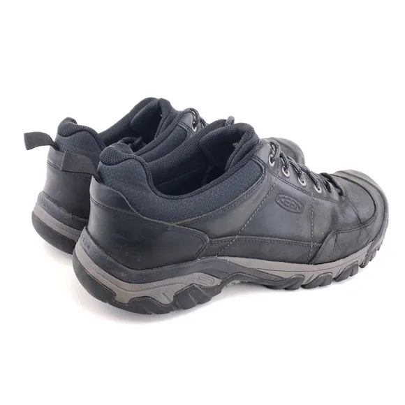 Keen Targhee III Black Leather Hiking Shoes 13
