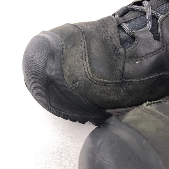 Keen Targhee III Black Leather Hiking Shoes 13