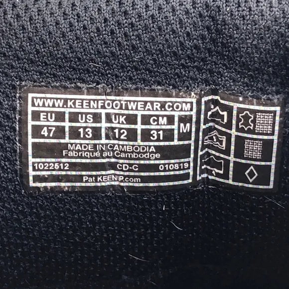 Keen Targhee III Black Leather Hiking Shoes 13