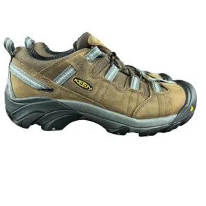 KEEN Utility Detroit Low ESD Non-WP Brown ST Work Shoes 1007012 Men's Size 10 EE