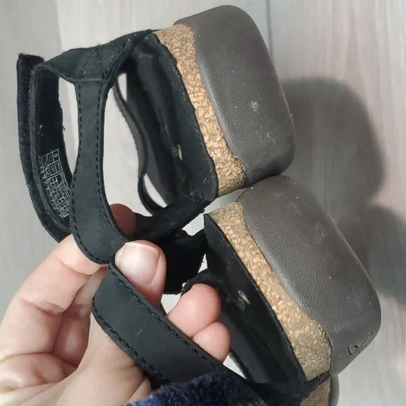 Keen Womens Ana Cortez Leather Hook&amp;loop Straps Sandals shoes sz 5.5
