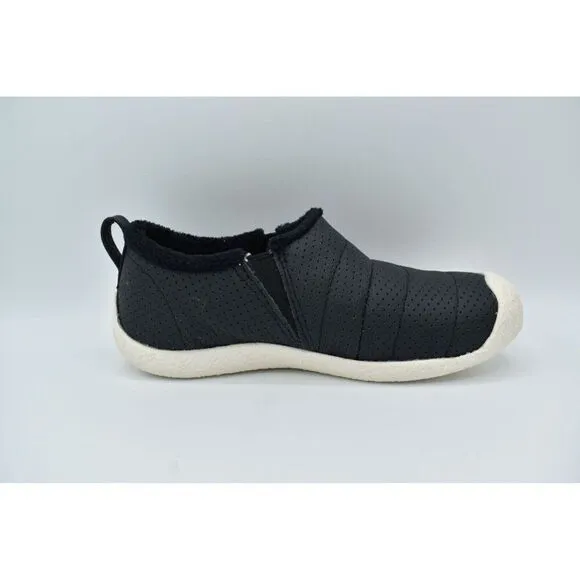 Keen Womens Size 8 Howser Harvest Black Perf Leather Slip on Shoes