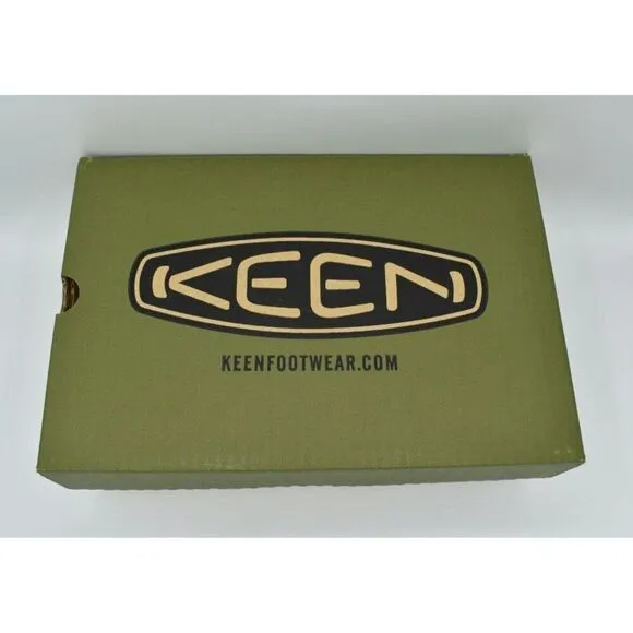Keen Womens Size 8 Howser Harvest Black Perf Leather Slip on Shoes