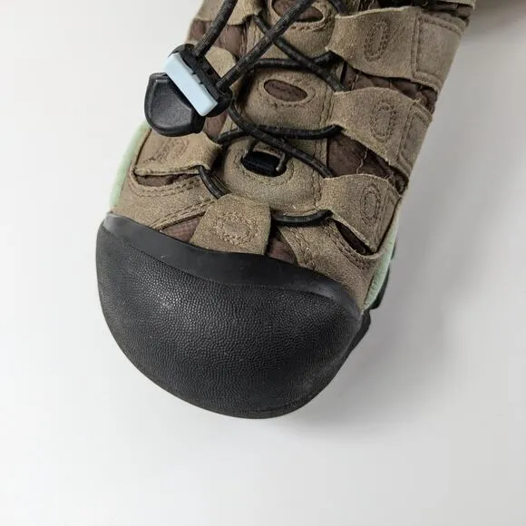 Keen Womens Sz6 Boots Shellback Keep Warm 25F 200g Insulation Beige Teal Winter