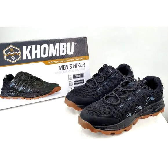 KHOMBU Sneakers Men's 10 All Terrain Hiker Rugged Outdoor Activewear Shoes