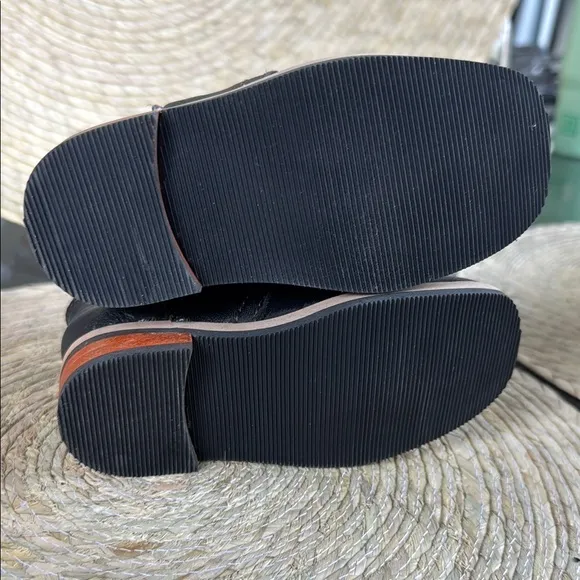 Kids Black Western Boots