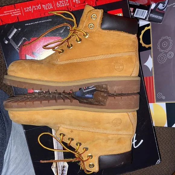 Kids size 2 classic style Timberlands great condition maybe worn 5-6 times