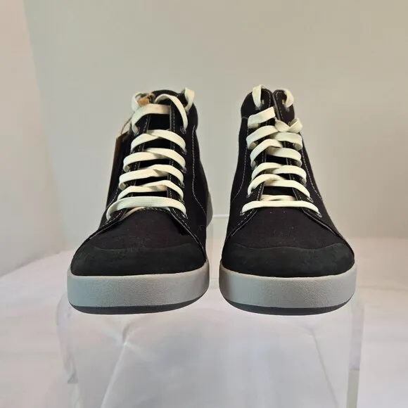 KODIAK Women's Georgian Sneaker- Mid Top Canvas/Leather Sneakers  Sz: 11 Black