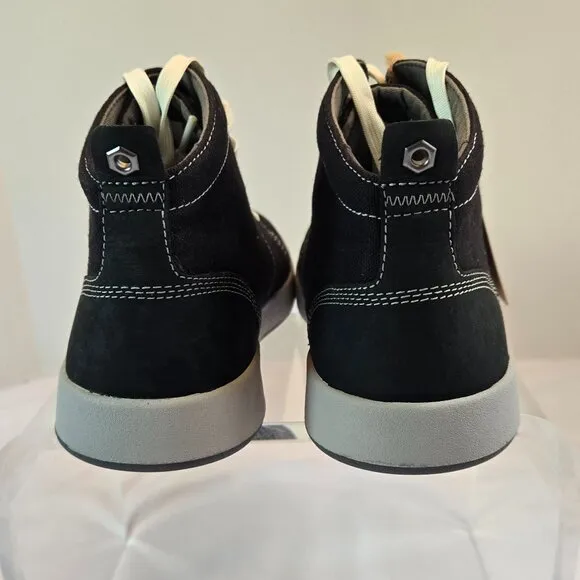 KODIAK Women's Georgian Sneaker- Mid Top Canvas/Leather Sneakers  Sz: 11 Black