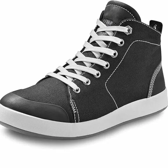 KODIAK Women's Georgian Sneaker- Mid Top Canvas/Leather Sneakers  Sz: 11 Black