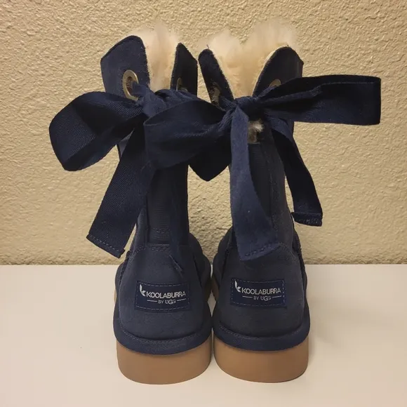 Koolaburra by UGG Blue Andrah Short Suede Boots Size 6