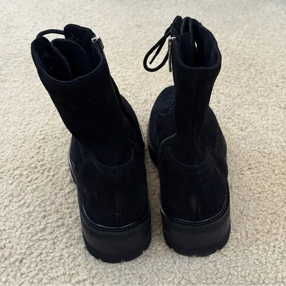 LA CANADIENNE CARA WATERPROOF COMBAT SUEDE BOOTS 🥾 Size:  8.5