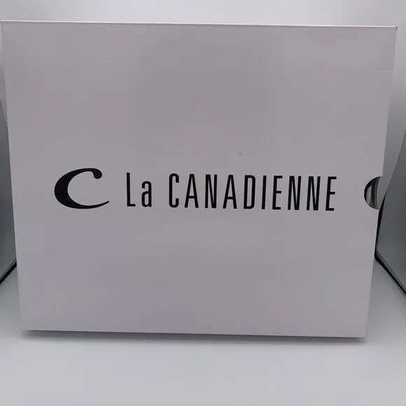 LA CANADIENNE COSNER Suede Leather Waterproof Chelsea Boot Black Size 9wide $525