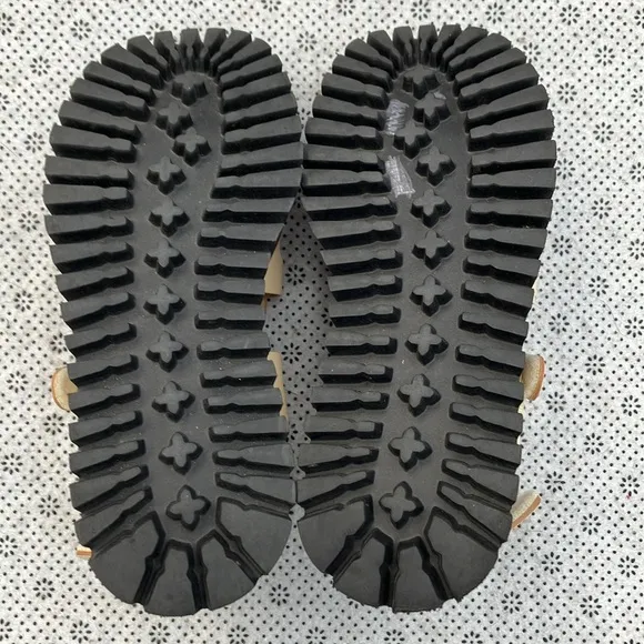 Labucq Italian Cream Boomer Sandals Size 39 Italy / 9 US