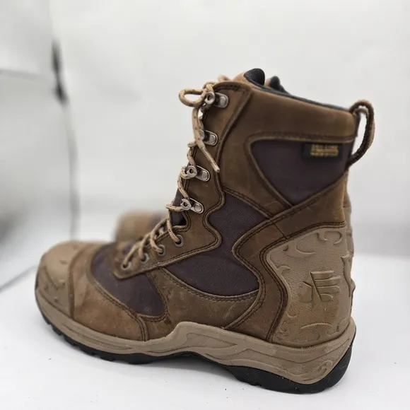 LACROSSE Size 10.5 ATLAS 8&quot; BROWN HUNT OUTDOOR BOOTS 572110 Waterproof Leather‎