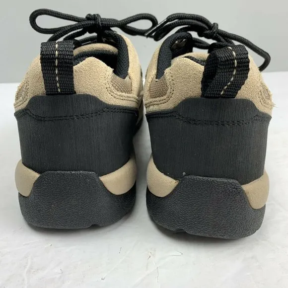 Lands End Trail Hiking Shoe size 8 Women Tan Suede Lace Up Comfort Walking 86474
