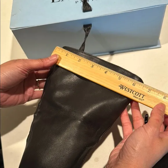 🪩Lanvin Elegant Black Knee-High Women's Boots