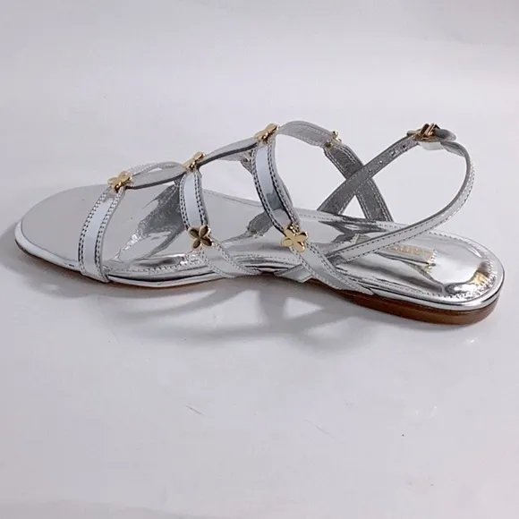Larroude Womens Harmony Flower detail Sandals