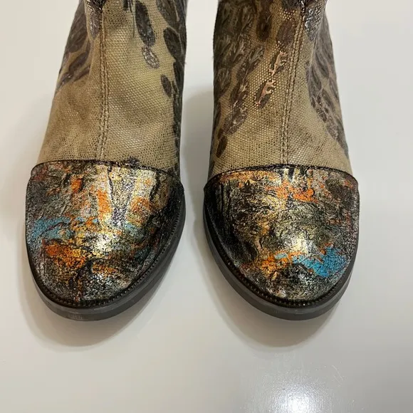 L'Artiste by Spring Step Eleni Ankle Boot MultiColor Artistic Leather 37 (6.5)