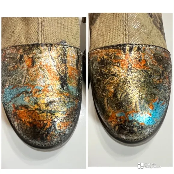 L'Artiste by Spring Step Eleni Ankle Boot MultiColor Artistic Leather 37 (6.5)