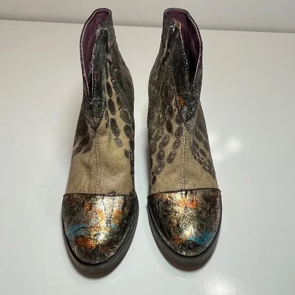 L'Artiste by Spring Step Eleni Ankle Boot MultiColor Artistic Leather 37 (6.5)