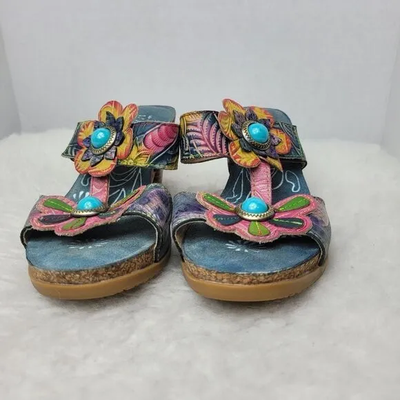 L'Artiste by Spring Step, Rossie  ROSSIE Leather Sandals Shoes Size 7.5