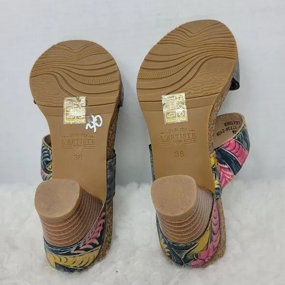 L'Artiste by Spring Step, Rossie  ROSSIE Leather Sandals Shoes Size 7.5