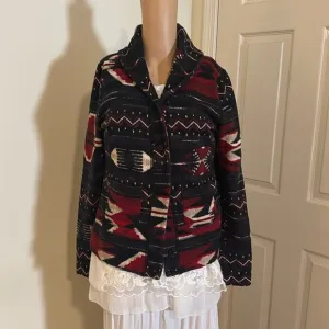 Lauren RALPH LAUREN Jacket Size Medium Charcoal Gray