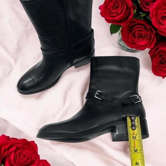 Lauren Ralph Lauren Mesi Women's Boots Black Leather size 9 B