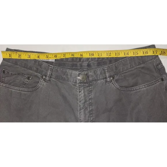 Ledbury Gray 5-Pocket Pants Casual Chinos Straight Leg Mens Size 34