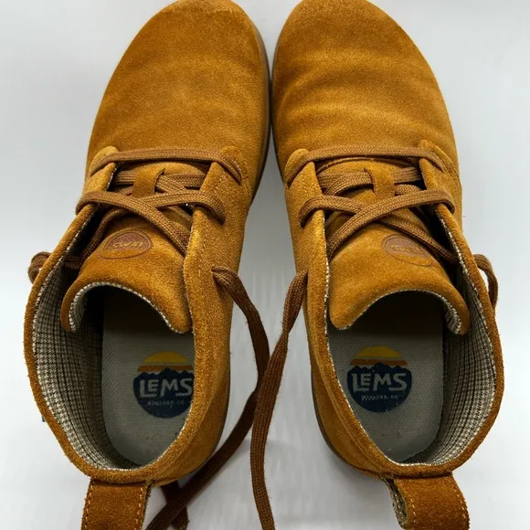 Lem’s Unisex Brown Suede Chukka Boots Men’s Size 10.5 or Women’s 12