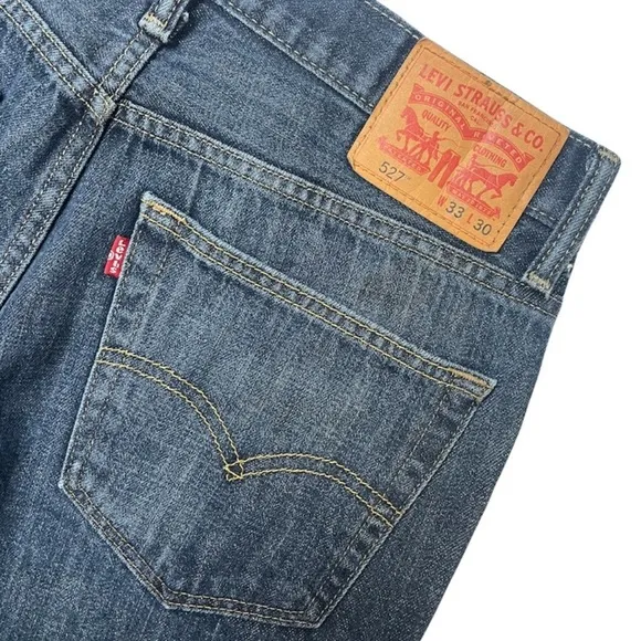 Levi Strauss Jeans Original Riveted 527 Levi’s Mens Jeans 33 x 30