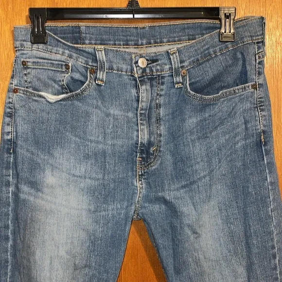 •LEVI•MENS 510 LEVIS' SLIM STRAIGHT REGULAR WASH DENIM JEANS SIZE 34x34