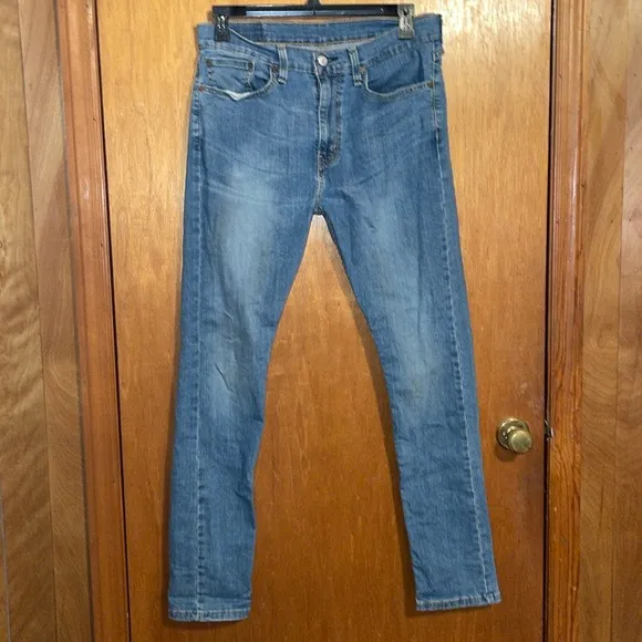 •LEVI•MENS 510 LEVIS' SLIM STRAIGHT REGULAR WASH DENIM JEANS SIZE 34x34