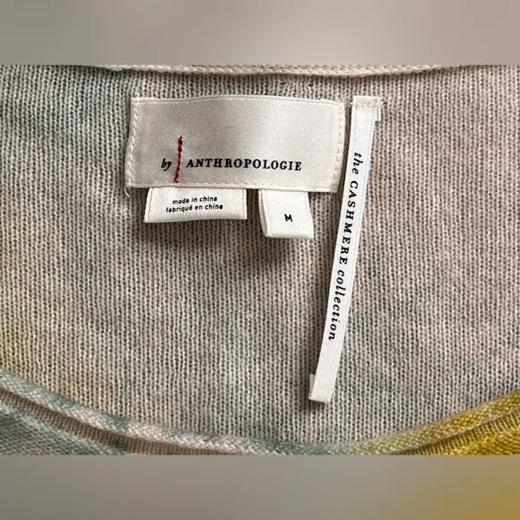 🐠Like New Cashmere Pullover Sweater | Anthropologie Cashmere Collection | Medium