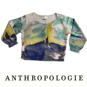 🐠Like New Cashmere Pullover Sweater | Anthropologie Cashmere Collection | Medium