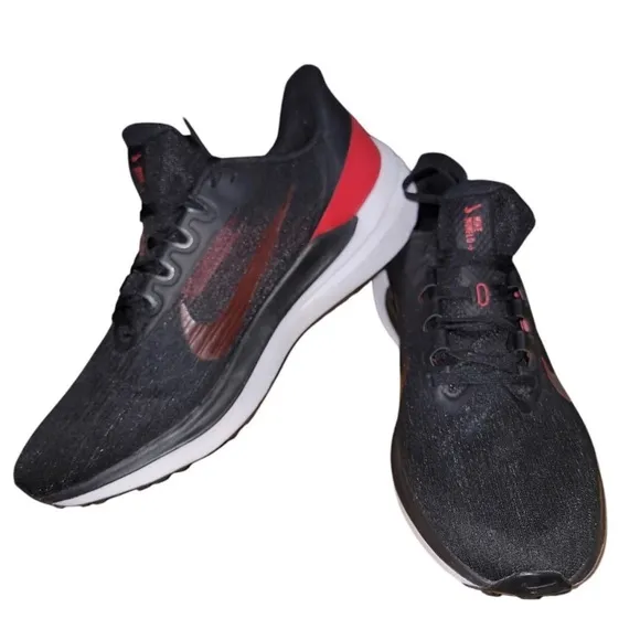 Like-New/EUC Nike Air WINFLO 9 Black/Red Sneakers DD6203-003 Men’s Size 11.5