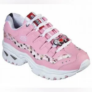 Limited Edition Skechers x Line Friends Pink Choco Sneakers