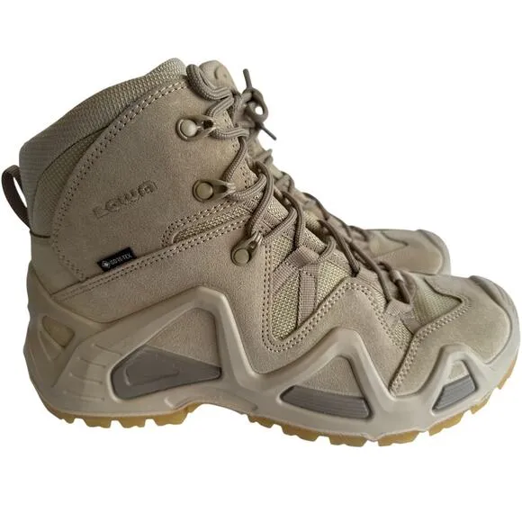 Lowa Zephyr GTX Mid TF Desert Hiking Boots WP Gore-Tex Mens Size 10 US