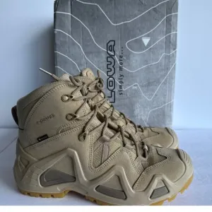 Lowa Zephyr GTX Mid TF Desert Hiking Boots WP Gore-Tex Mens Size 10 US