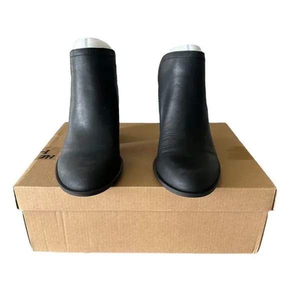 Lucky Brand Branndi Women's Black Heeled Ankle Boots Size 6.5 Medium