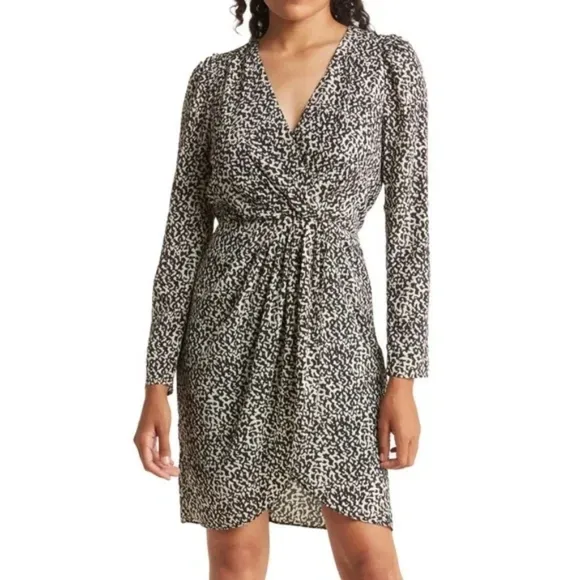 Lucy Paris Izzy Long Sleeve Surplice Dress | XL | NWT Retail: $128