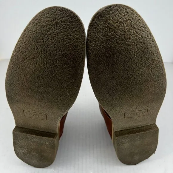 Madden By Steve Mens Harken Brown Cognac Leather Chukka Size 10.5 Ankle Boots