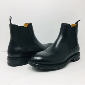 Magnanni Holland Men's Black Leather Chelsea Boots Size 11.5 M - Medium