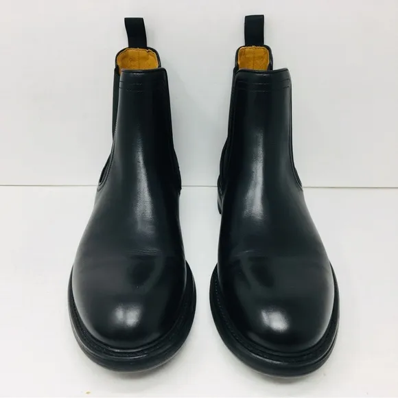 Magnanni Holland Men's Black Leather Chelsea Boots Size 11.5 M - Medium
