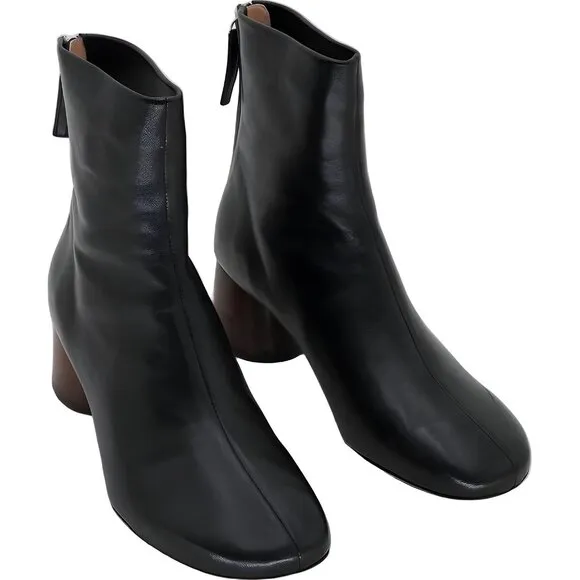 Mansur Gavriel Women's Leather Block Heel Glove Boots EU 39 Portugal