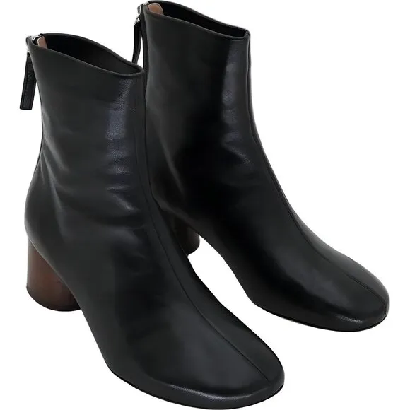 Mansur Gavriel Women's Leather Block Heel Glove Boots EU 39 Portugal